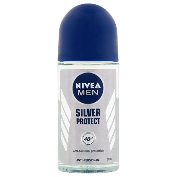 Nivea Men Deo Silver Protect Anti Perspirant Roll-On Deodorant 48h, 50ml