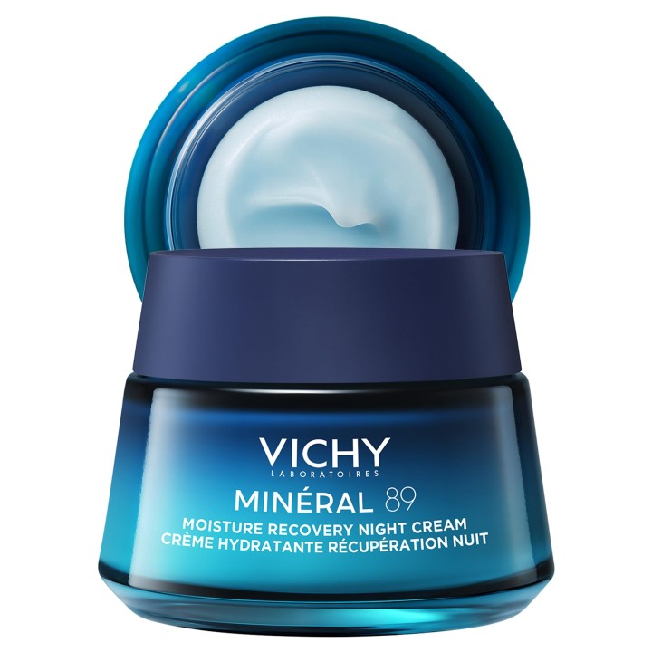 Vichy Mineral 89 Night Cream With Melatonin Restores Hydration, 50Ml