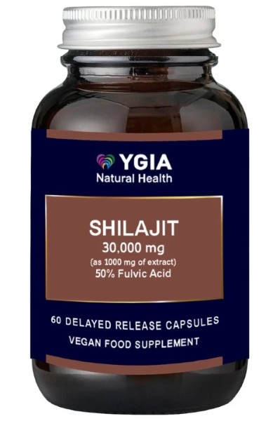 Ygia Shilajit 30,000Mg 60 Capsules Food Supplement