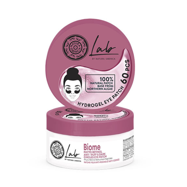 Natura Siberica Biome Phyto Retinol Anti-Puff & Dark Circles Eye Patch, 60pcs