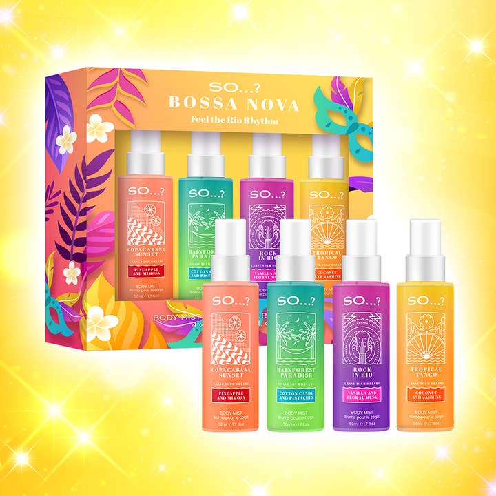 So Bossa Mini Mists Gift Set 4X50Ml