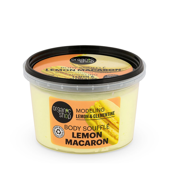 Organic Shop Body Souffle Lemon Macaron Modeling 250 ml