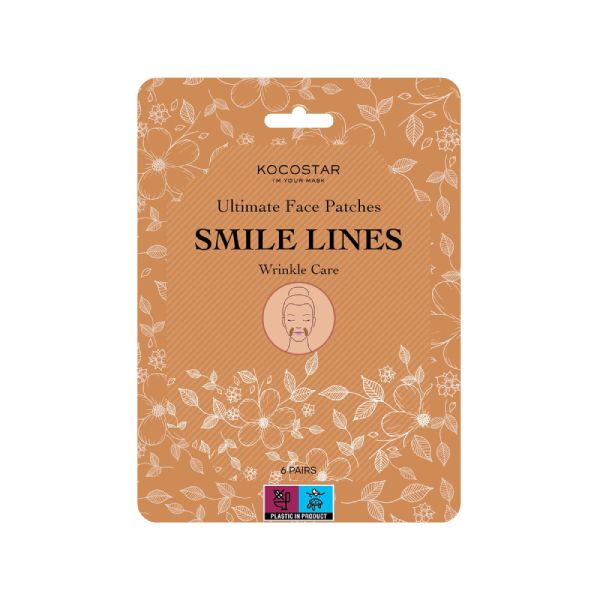 Kocostar Kocostar Ultimate Face Patches Smile Line Wrinkle Care-Patches For Effective Treatment Of Wrinkles Around The Mouth, 6 Pairs