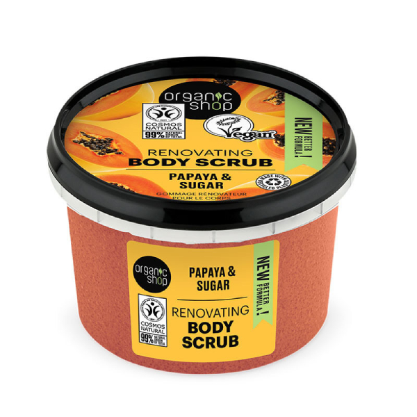 Organic Shop by Natura Siberica Organic Papaya & Sugar Body Scrub, 250ml