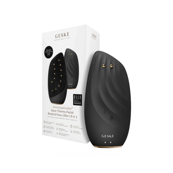 Geske Sonic Thermo Facial Brush & Face lifter 8 in 1 Magenta