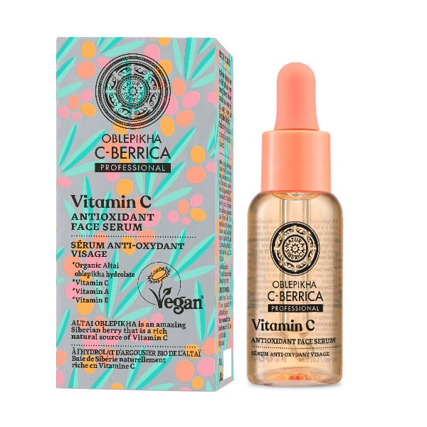 Natura Siberica Oblepikha C-Berrica Vitamin C Antioxidant Face Serum, 30Ml