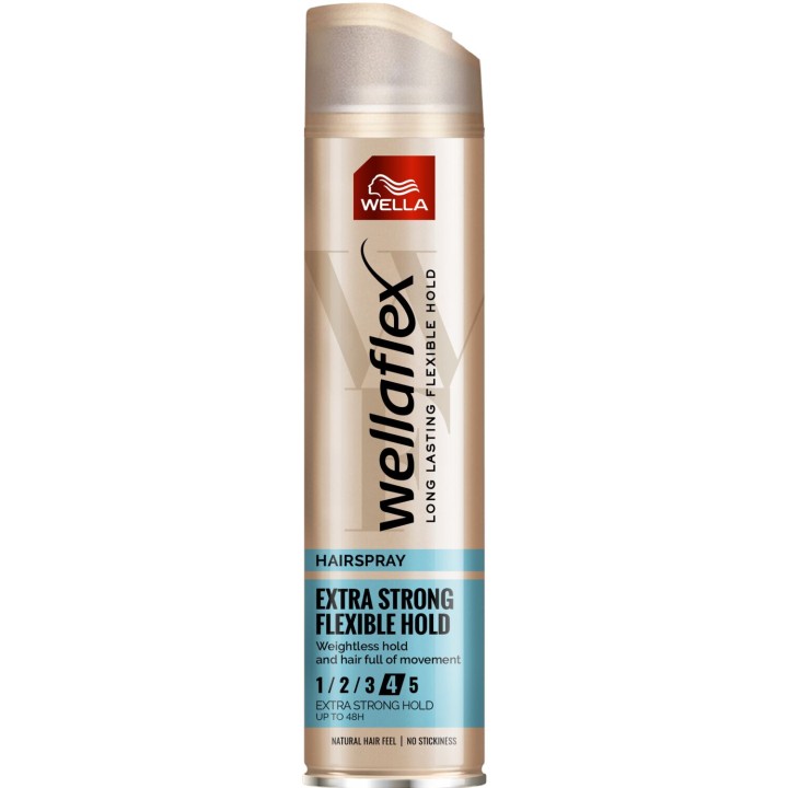 Wellaflex Hairspray Flexible Extra Strong Hold No 4 250Ml