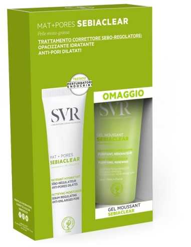 SVR Mat + Pores Sebiaclear 40ml + Gel Mousant x 55ml