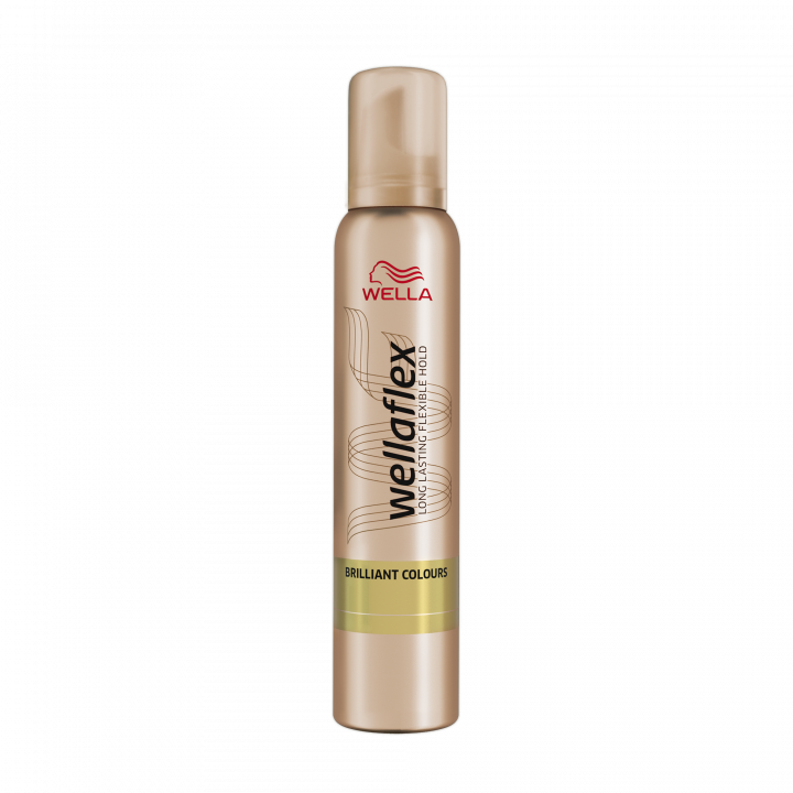 Wella Hair Styling Wellaflex Mousse Brilliant Color 200Ml