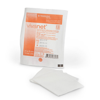 Vivanet Sterile Compresses 5 X 5 Cm 55 X 2 Compresses