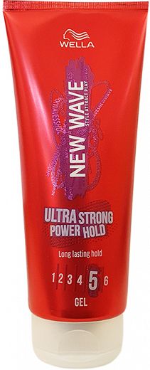 Wella New Wave Ultra Strong Power Hold Gel 5 200Ml
