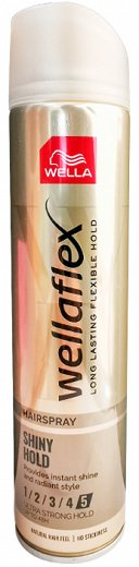 Wellaflex Hairspray Shiny Hold Ultra Strong Hold 250Ml