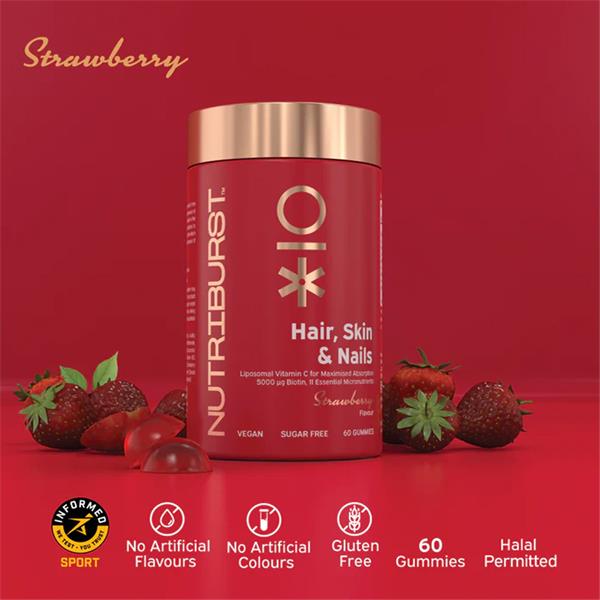 Nutriburst Hair Skin Gummies 60