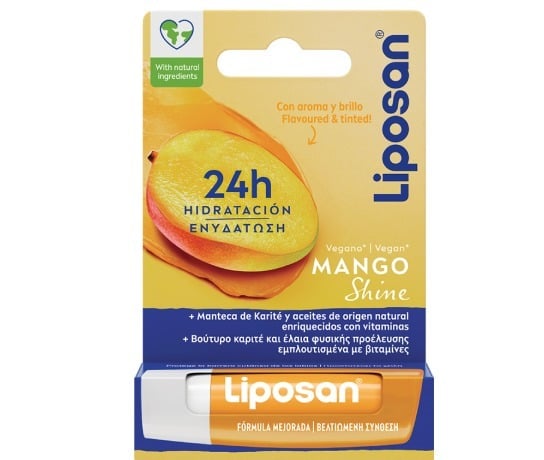 Liposan Liposan Mango Shine Lip Balm With Mango, 4.8Gr