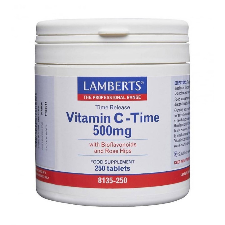 Lamberts Vitamin C Time 500Mg 100 Tabs