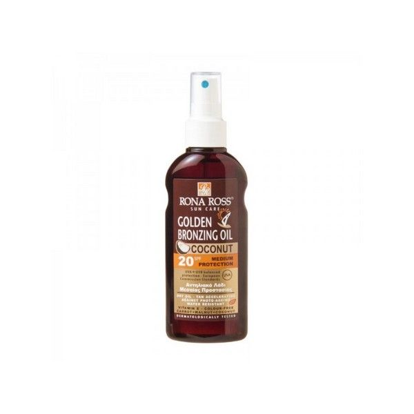 Rona Ross Golden Bronzing SPF20 Coconut Oil 150ml