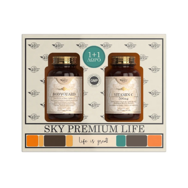 Sky Premium Life Bodyguard 60 caps & Sky Premium Life Vitamin C 500mg 60 caps