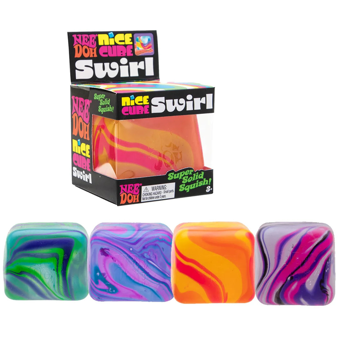 NeeDoh Nice Cube Swirl Squishy Stress Toy (15750816)