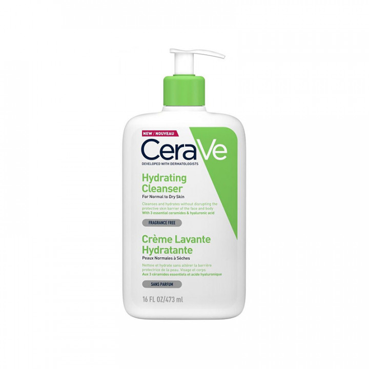 Cerave Hydrating Cleanser Cream 473Ml