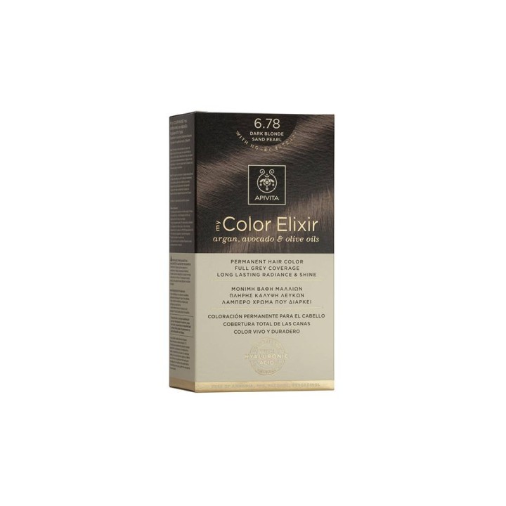 Apivita My Color Elixir Hair Dye Color 6.78 Dark Blonde