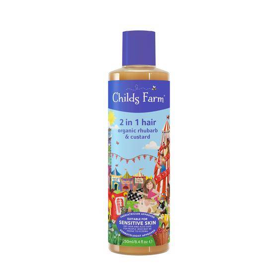 Childs Farm 2In1 Shampoo & Conditioner Organic Rhubarb & Custard 250ml