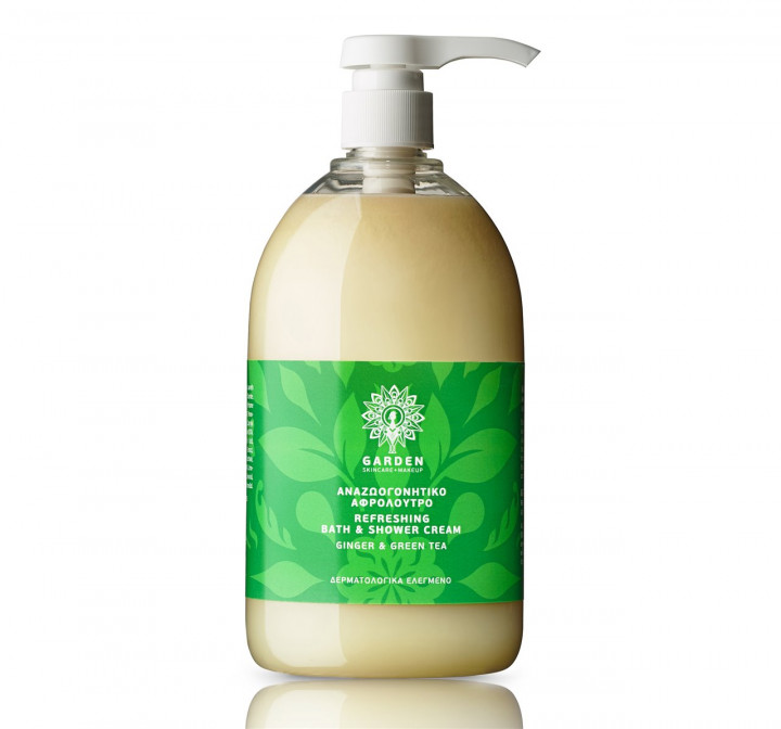 Garden Refreshing Bath & Shower Cream Ginger & Green Tea 1Lt