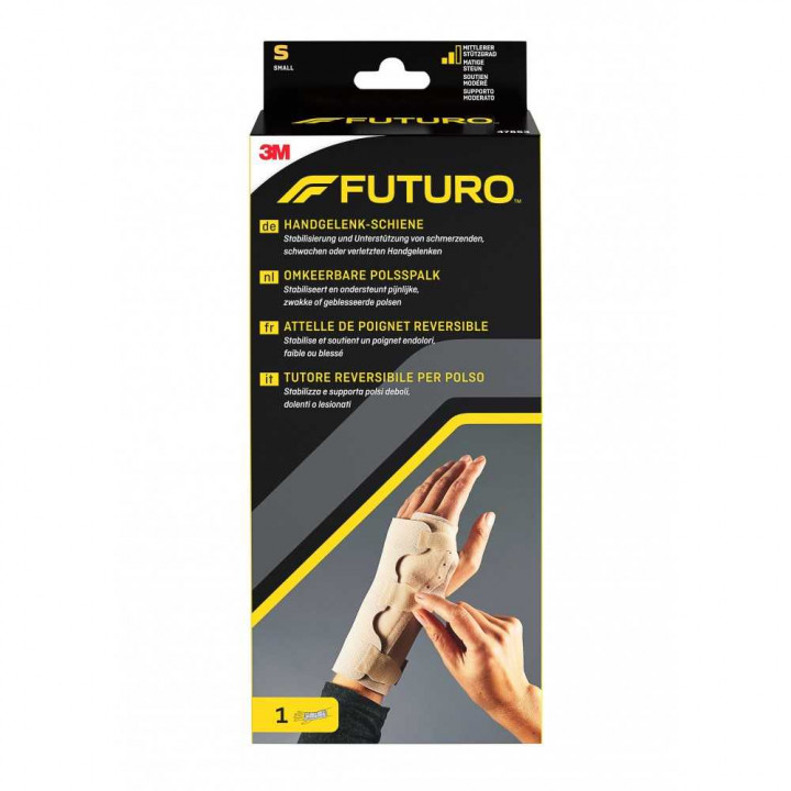 Futuro Reversible Splint Wrist Brace Small Beige 47853Dab