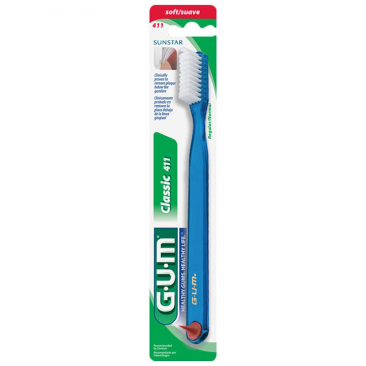 Gum 411 Soft Toothbrush Regular