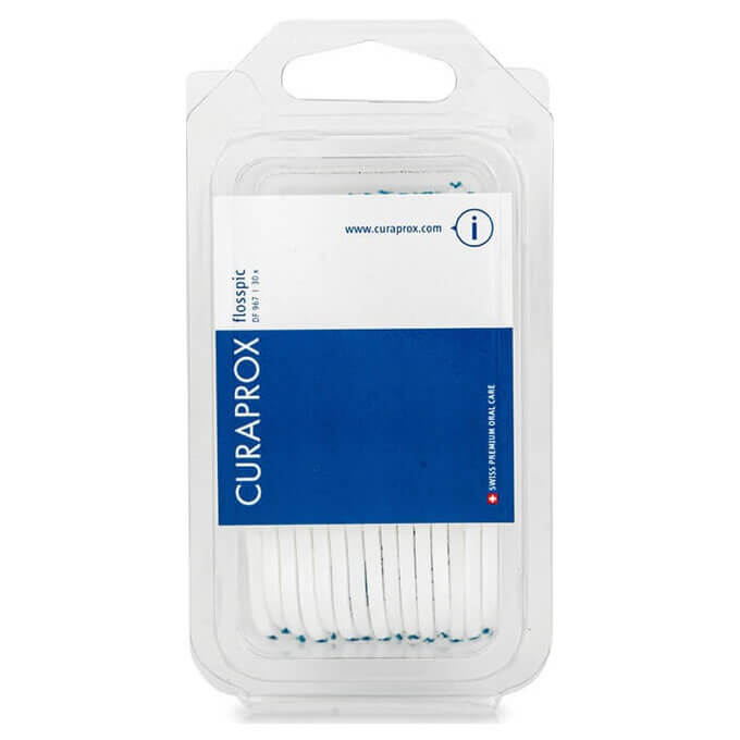 Curaprox Flosspic Df 967 Dental Floss And Toothpick 30Pieces