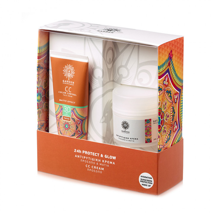 Garden Set CC Cream SPF 30 Face 50ml & Anti-Wrinkle Face - Eye Cream 50ml