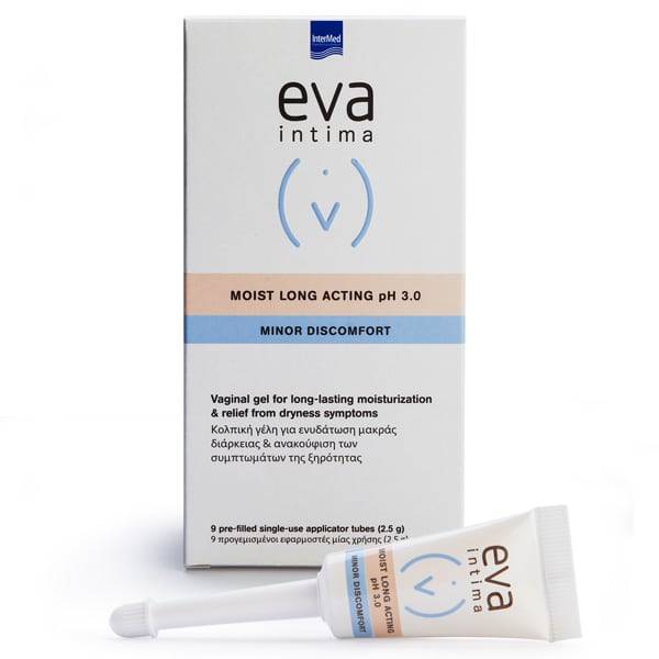 Intermed Eva Intima Moist Long Acting Ph 3.0 9 Applicators
