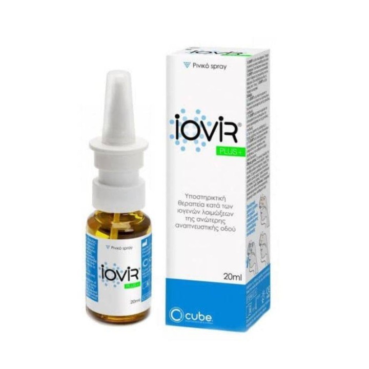 Iovir Plus Nasal Spray Natural Spray For Decongestion 20ml