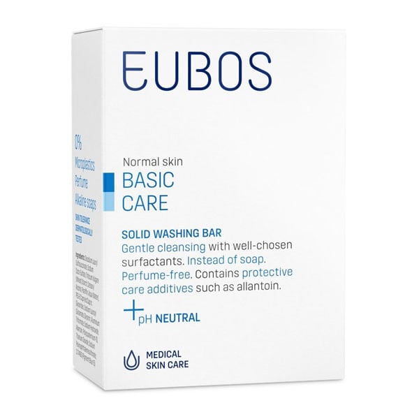 Eubos Blue Solid Washing Bar Blue 125Gr
