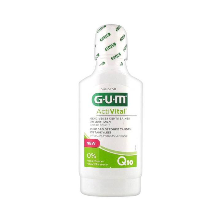 Gum Activital Q10 Mouthwash 0% Alcohol 300ml