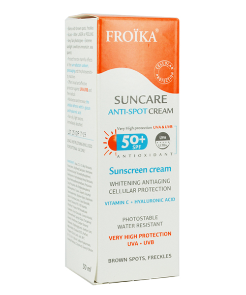 Froika Suncare Antispot Cream Spf50+ 30Ml