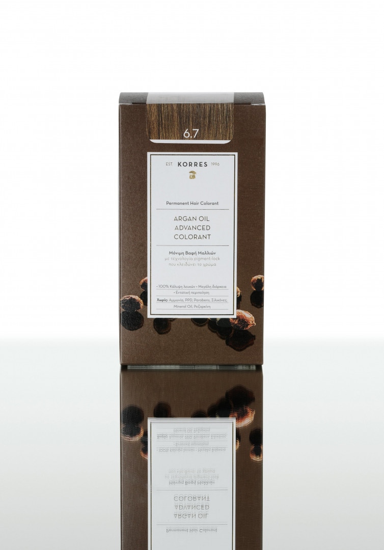 Korres Argan Oil Colorant / Cocoa 6.7 Hair Dye