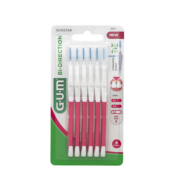 Gum Proxabrush Bi- Direction 2614 Brush 1.2Mm 6