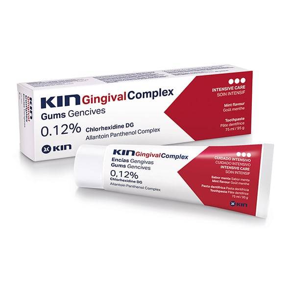 Kin Gingival Complex Chlorhexidine 12% Toothpaste 75ml