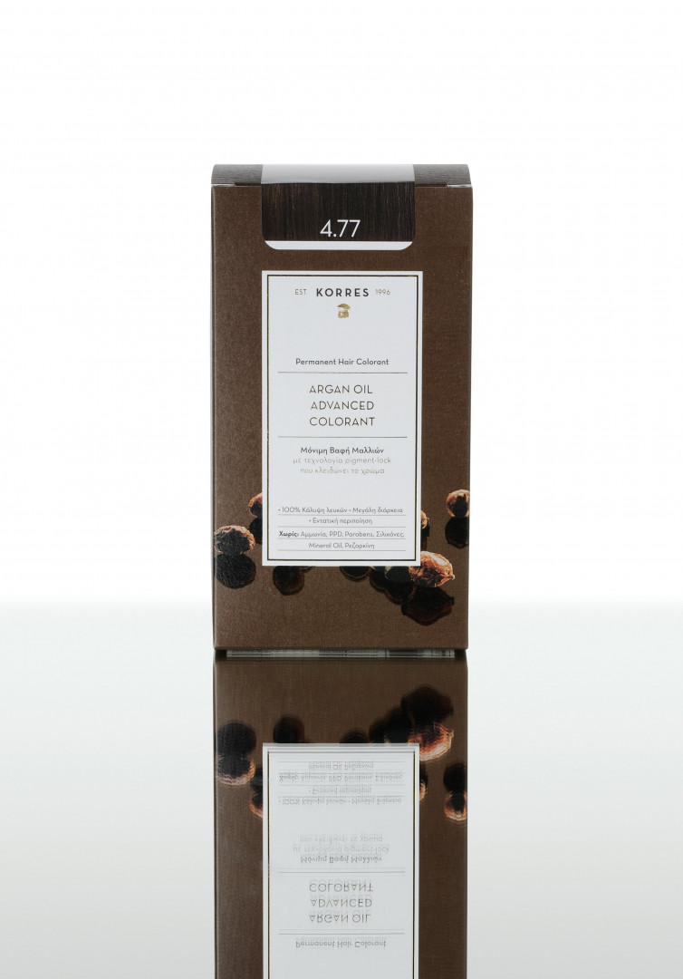 Korres Argan Oil Colorant / Dark Choco.4.77 Hair Dye