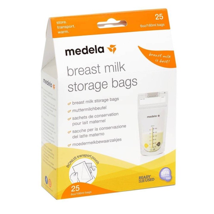 Medela Breast Milk Storage Bags 25 Pieces