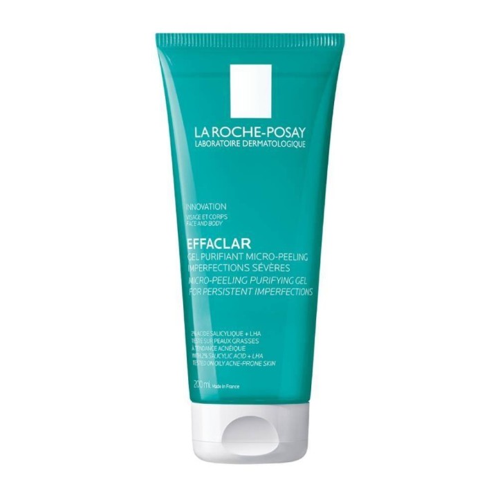 La Roche Posay Effaclar Micro Peeling Purifying Gel For Persistent Imperfections 200ml