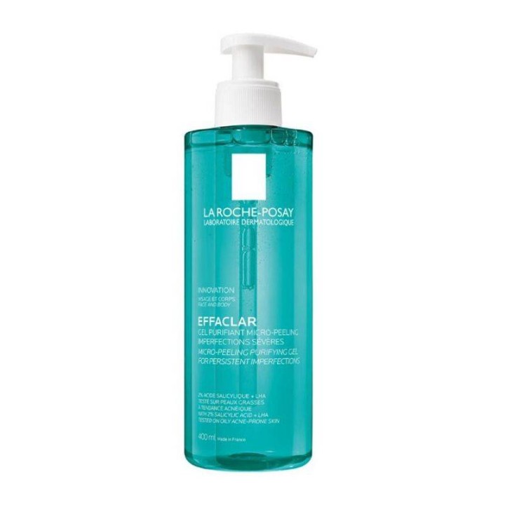 La Roche Posay Effaclar Micro- Peeling Purifying Gel For Persistent Imperfections Face & Body 400ml