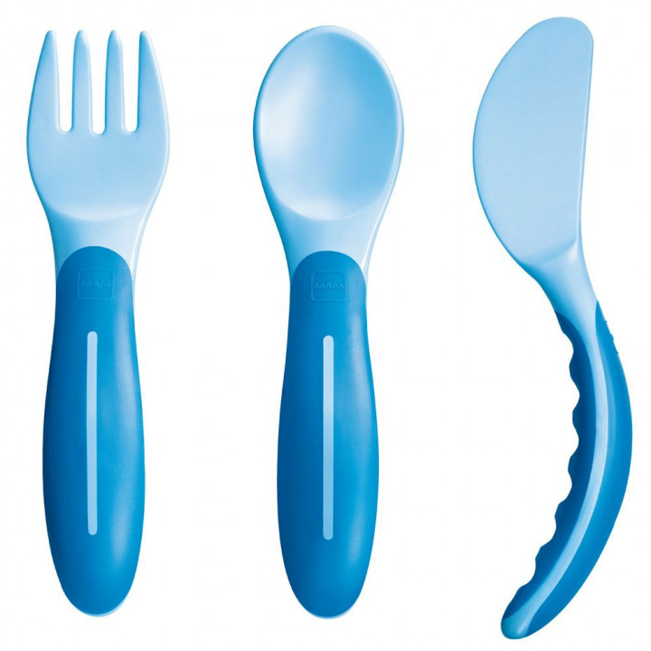 Mam Baby Cutlery Set Blue