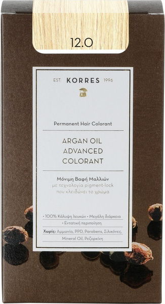 Korres Argan Oil Colorant / Special Blonde 12.0 Hair Dye
