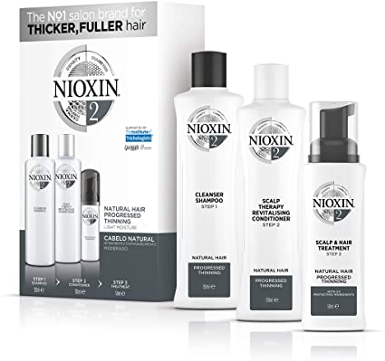 Nioxin Trial Kit System 2 3Phase Hair Care System Scalp Cleaner And Revitalizer And Scalp Treatment