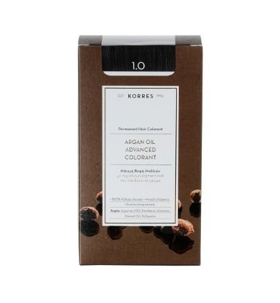 Korres Argan Oil Colorant / Black 1.0 Hair Dye