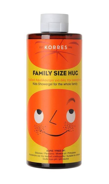 Korres Family Size Hug Kids Shower Gel For The Whole Family 400ml