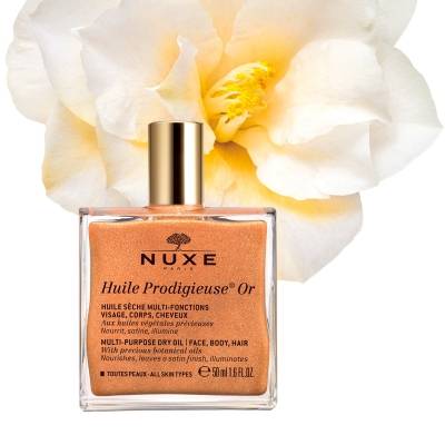 Nuxe Huile Prodigieuse Dry Oil Golden Shimmer Face/Body/Hair 50ml