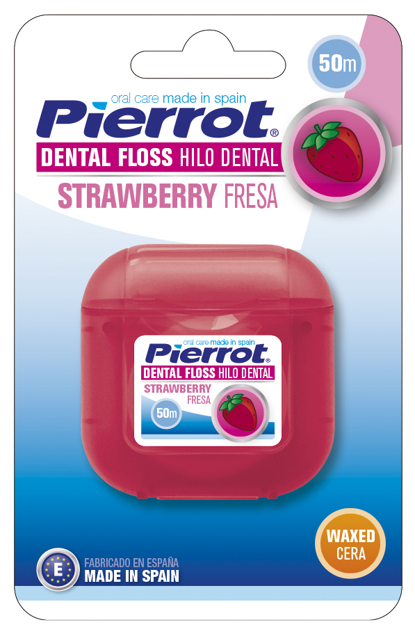 Pierrot Dental Floss Strawberry 50M
