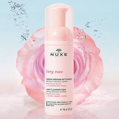Nuxe Very Rose Light Cleansing Foam For Face 150ml